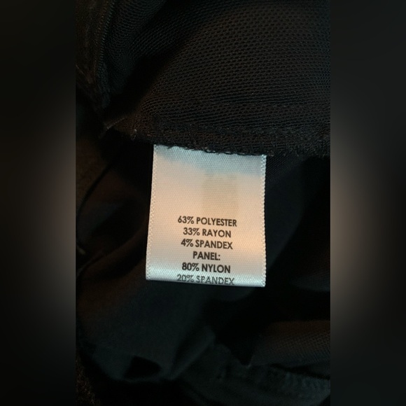 Kim Rogers Black Polyester Slacks 12S - Picture 5 of 8